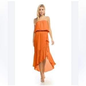 Off The Shoulder Ruffle Dress